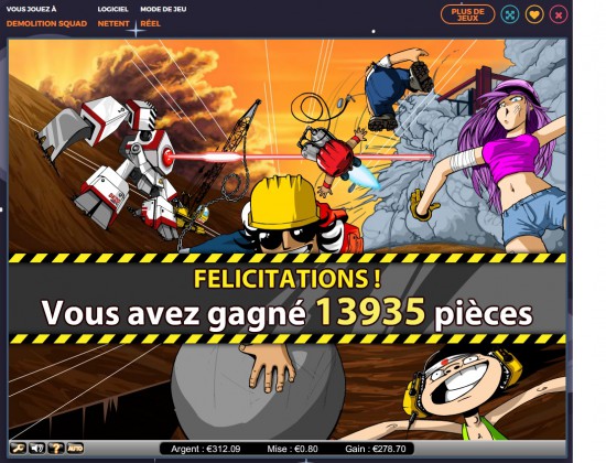 Ahhh si j'avais misé plus.... ^^